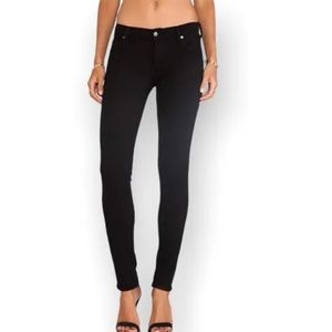 COH "AVEDON SLICK SKINNY LEG" Mid-Rise Stretch Jeans In "BLACK"